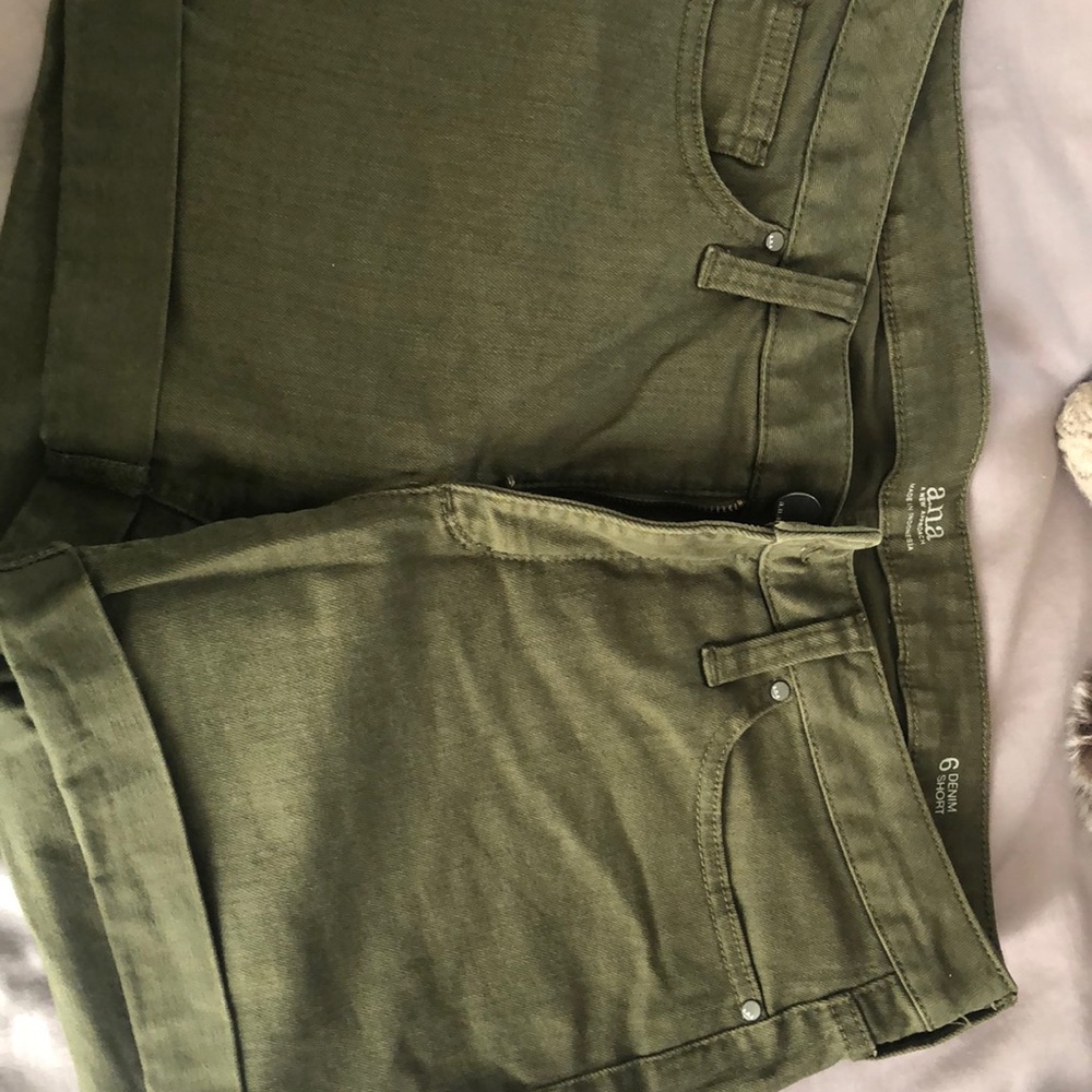 Green shorts